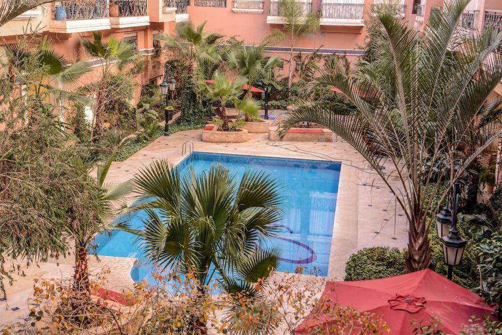 Appartamento Beautiful, Great Equipped 122 M Near Majorelle Garden And Gueliz With Pool Views And A Large Balcony And Terrace Marrakesh